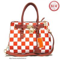 michael kors hamilton checkerboard medium oranje bakken Online Rotterdam fbx7z887